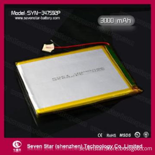 Polymer Lithium Batteries 3000mAh